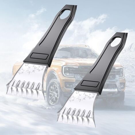 Raspador de parabrisas para coche, 2 unidades. Raspador de nieve profesional para parabrisas de coche, raspador de hielo para coche, raspador de parabrisas duradero para invierno.