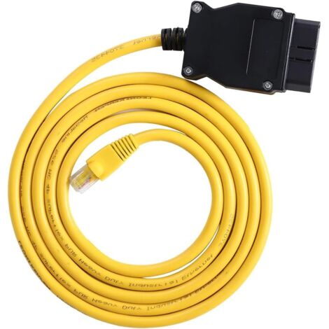 Para cable OBD2, cable ENET OBD, cable de extensión de red, interfaz de diagnóstico Ethernet, cable codificado ESYS para OBDII, ENET a OBD2 Ethernet para bmvv ENET e - sysicom (1/5)
