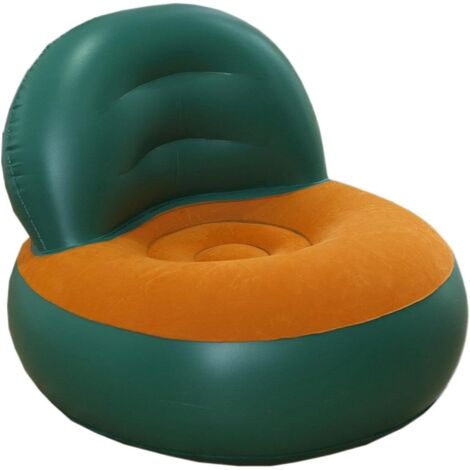 Sofá inflable para exteriores, sillón inflable Sofá inflable portátil con bomba de aire - Sofá de aire, muebles de camping, sofá perezoso plegable para sala de estar, dormitorio, baño (1/5)