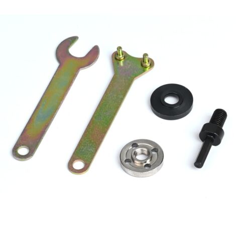 Adaptadores para mandril de taladro, adaptadores para mandril de motosierra, para corte de metal, corte de azulejos, esmerilado (2 juegos) (1/5)