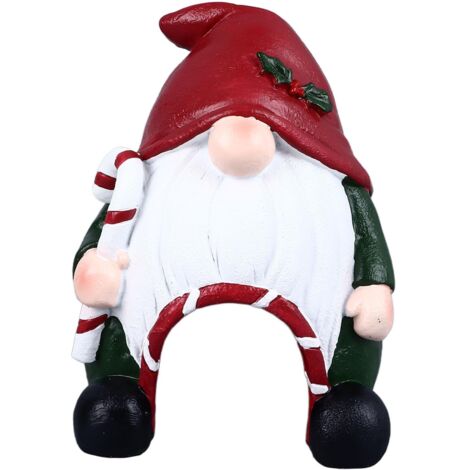Decoración navideña para acuario, adornos de Papá Noel para acuario, decoración creativa de resina para acuario, decoración de mesa, segura y duradera, añade un ambiente alegre. (1/5)
