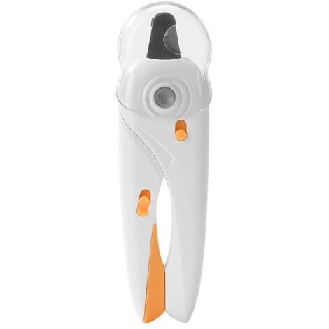 Cortauñas para gatos y perros con luz LED, protector de seguridad, lima de uñas y protector contra salpicaduras para mascotas grandes, medianas y pequeñas. (1/5)