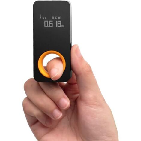 Telémetro láser digital Bluetooth, medidor láser recargable, 0,05 – 30 m, precisión de ±2 mm, unidades m/ft + unidades conmutables, carga tipo C, para decoración y diseño de interiores. (1/5)