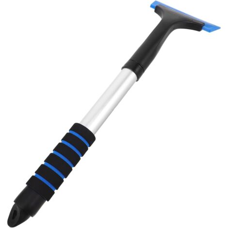 Botas de nieve telescópicas multifuncionales para coches, rascador de hielo y herramienta compacta y portátil para quitar la nieve, adecuadas para jardines y acampadas de invierno.