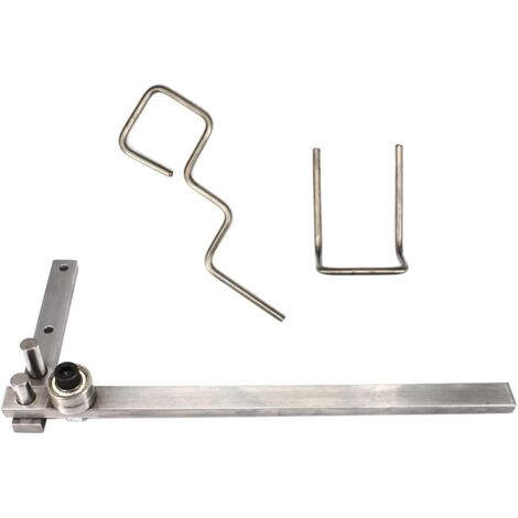 Mini dobladora de tubos manual universal mini dobladora de tubos universal diámetro máximo de doblado de 0,8 cm y varilla de acero de 8 mm. Herramientas manuales de hierro creativas