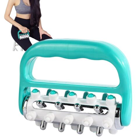 Dispositivo de masaje adelgazante, rodillo de masaje para muslos, proporciona un masaje profundo y confortable, tiene un diseño ergonómico e incluye una tabla de gua sha. (1/5)