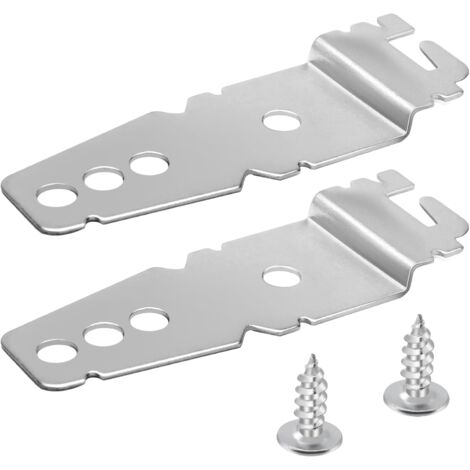 Paquete de 2 soportes de montaje para lavavajillas 8269145 con tornillos, soporte para lavavajillas bajo encimera compatible con lavavajillas Kenmore, Whirlpool, KitchenAid y Samsung, clips para lavav (1/5)