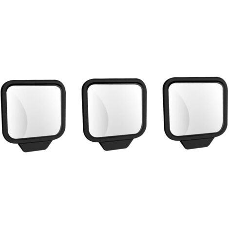 Espejo retrovisor interior de 3 piezas, espejo retrovisor práctico para coche, espejo retrovisor para recién nacidos, espejo abdominal negro (1/5)