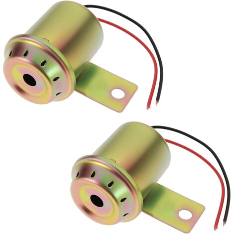 Juego de 2 bocinas metálicas de 12 V para coche - Para dar marcha atrás y advertir a los peatones. (1/5)