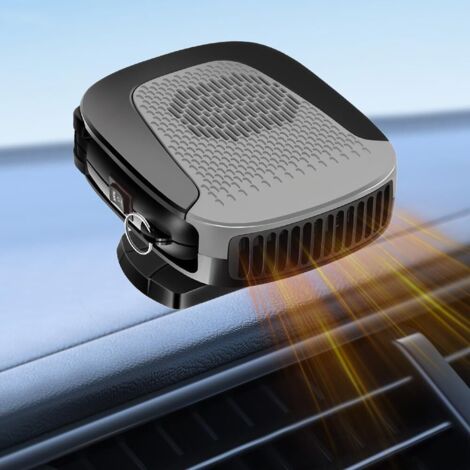 Calentador portátil para coche de 12 V, descongelador y desempañador de parabrisas para calentamiento y enfriamiento rápidos, ventilador de calefacción y desempañador, desempañador de parabrisas, cale (1/5)