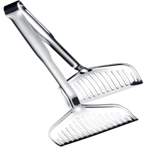 Pinzas de cocina - Pinzas para barbacoa - Espátula antideslizante para parrilla, accesorios para parrilla, utensilios de cocina para pescado, carne, pan (1/5)