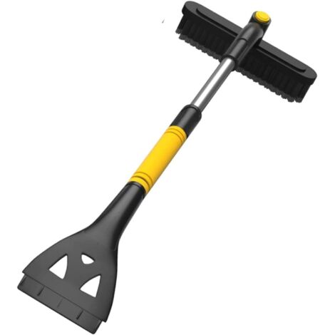 Cepillo para nieve de coche, rascador de hielo, escoba para nieve desmontable con cepillo automático para parabrisas, diseño de viaje.