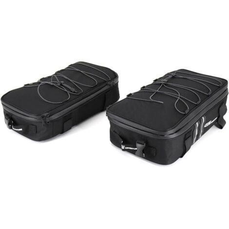 Juego de equipaje de 2 piezas, bolsas de equipaje para motocicleta, bolsas adicionales adecuadas para BMW GS 1200 LC Adventure 2013-2017 R1250GS R1200GS Adventure Top Pack fashion (2 bolsas laterales)