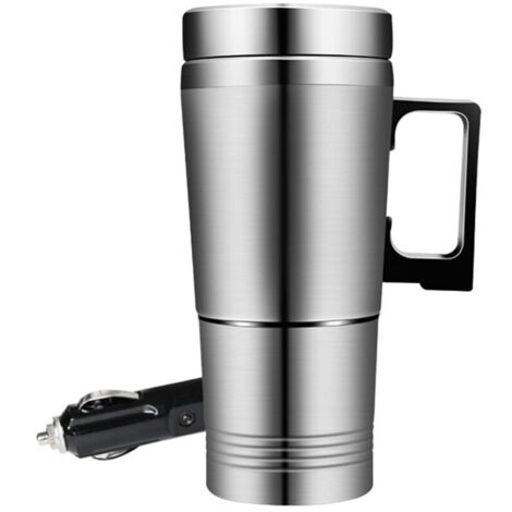 Nazalus - Gran oferta - Hervidores eléctricos para coche, taza para hervir, botellas térmicas, 300 ml, 24 V, acero inoxidable, enchufe para encendedor de cigarrillos (1/5)