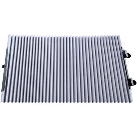 Parasol para coche, tipo acordeón, retráctil automático para parabrisas - 46 cm para ventana trasera (1/5)