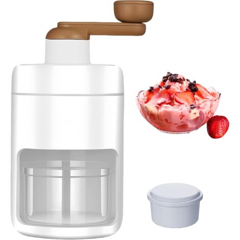 Trituradora de hielo manual: trituradora de hielo, trituradora de hielo manual con bandeja para cubitos de hielo, máquina manual para triturar hielo, trituradora de hielo portátil, trituradora de hiel (1/5)