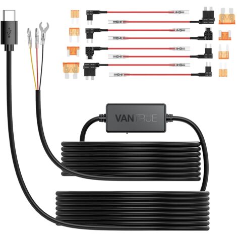 Kit de cableado USB-C de 3,5 m (12 V–24 V a 5 V) con funcionalidad de accesorios y protección contra bajo voltaje para N4(S)/N4 Pro(S)/N5(S)/N2X/E1 Pro/E360/ACE/E1 Lite/E2/S1 Pro(MAX) (1/5)