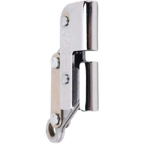 Dispositivo anticaídas con sistema de bloqueo automático para cuerdas, ascendedor de acero de alta resistencia para escalada, montañismo y alpinistas (8 mm).