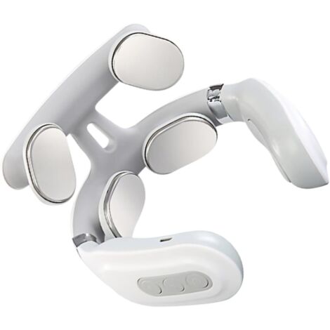 Masajeador eléctrico inteligente para cuello y hombros, masajeador portátil multinivel, alivia el dolor, favorece la circulación sanguínea, compacto y fácil de usar. (1/5)