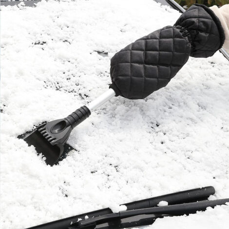 Raspador de hielo para coche con guante: el rascador de hielo profesional para coche se une al mejor guante rascador de parabrisas.