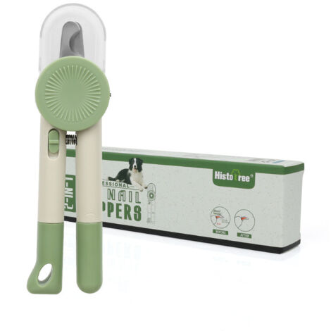 Cortaúñas para perros y gatos: con luz LED, bloqueo de seguridad, lima y protector contra salpicaduras. Ideal para gatos, perros y mascotas pequeñas y medianas. (1/5)