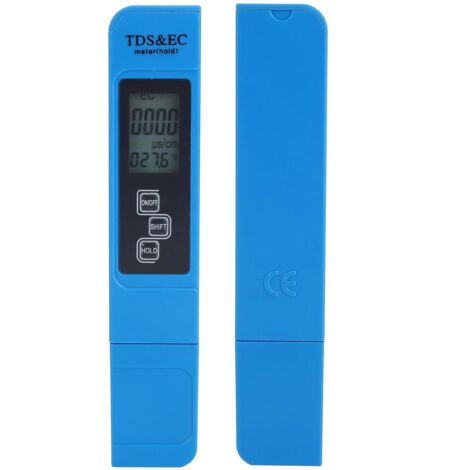 Medidor digital portátil de pH, conductividad, TDS, EC, temperatura, analizador de calidad del agua, analizador de calidad del agua TDS