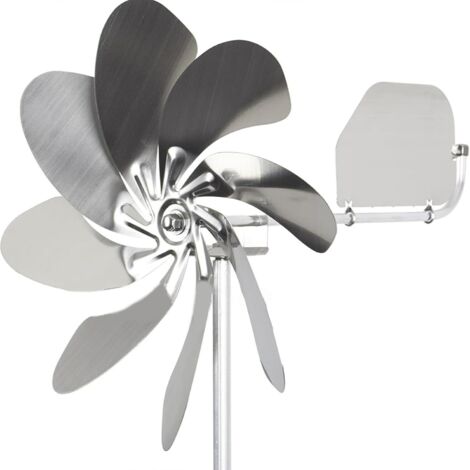 Molino de viento decorativo de metal para exteriores, ideal para patios y jardines. Molino de viento giratorio de hierro forjado, creativo y original. (1/5)