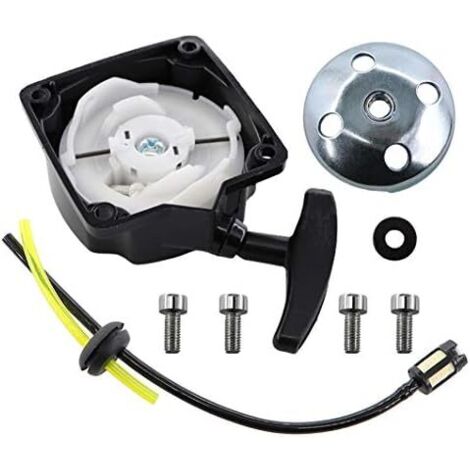 Arrancador de retroceso de 67 mm para Zipper ZI-EBO100G / ZI - EBO 100G con placa de arranque, manguera de combustible y filtro de combustible. (1/5)