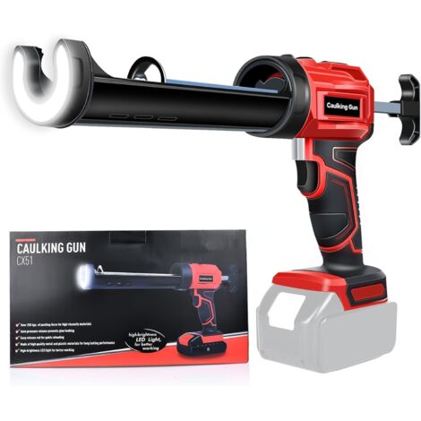 Pistola de calor Makita de 18 V a batería, pistola de calor eléctrica inalámbrica con luz LED, pistola de calor portátil a batería con 4 velocidades ajustables para llenado, estrangulamiento y tubos d