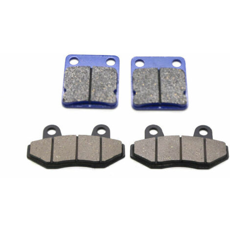 Nazalus - Oferta especial - Pastillas de freno delanteras y traseras para motocicleta, kit de freno delantero y trasero, repuesto de pastillas de freno para bicicleta de 50 90 110 125 140 150 160 cc P (1/5)