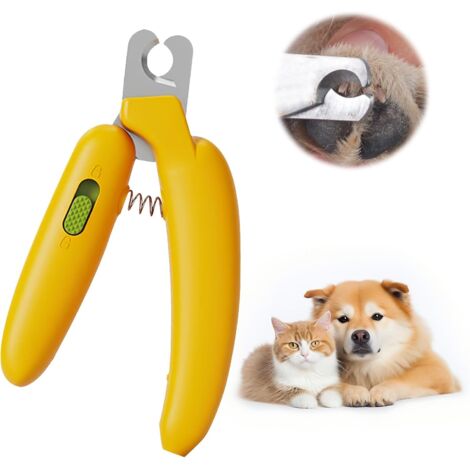 Cortauñas para gatos, cortauñas para perros, cortauñas profesional y seguro para perros con bloqueo de seguridad, protección de seguridad, adecuado para perros y gatos grandes, medianos y pequeños. (1/5)