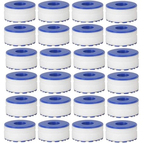 24 unidades de elementos de filtro de repuesto para grifo, cartuchos de filtro para grifo, elemento de filtro de agua (1/5)