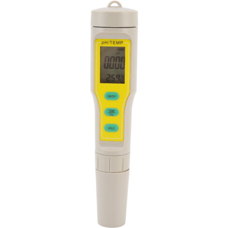 Medidor digital de calidad del agua, tipo bolígrafo, portátil, resistente al agua y de alta precisión para medir el pH del agua. (1/5)