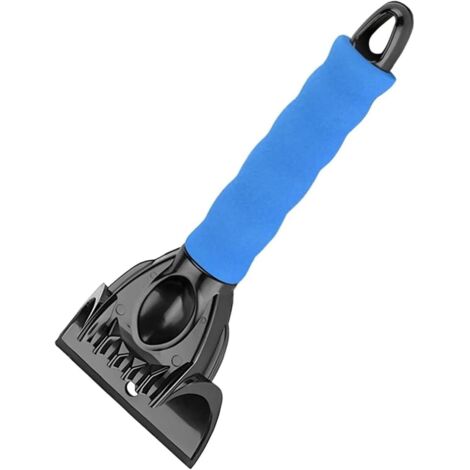 Raspador de hielo de una pieza - Raspador de nieve ergonómico - Raspador de hielo para coche rápido, seguro y eficiente con mango antideslizante