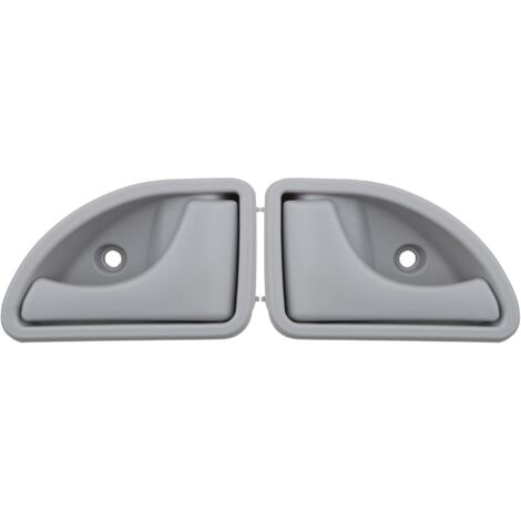 manijas de puerta delanteras izquierda y derecha para TWINGO/KANGOO (gris) (1/4)