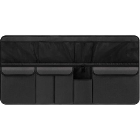 Organizador de maletero, bolsa de almacenamiento, asiento trasero, bolsa para maletero, caja de almacenamiento para maletero, coche, viaje por carretera, múltiples compartimentos, vehículo, bolsa de c (1/5)