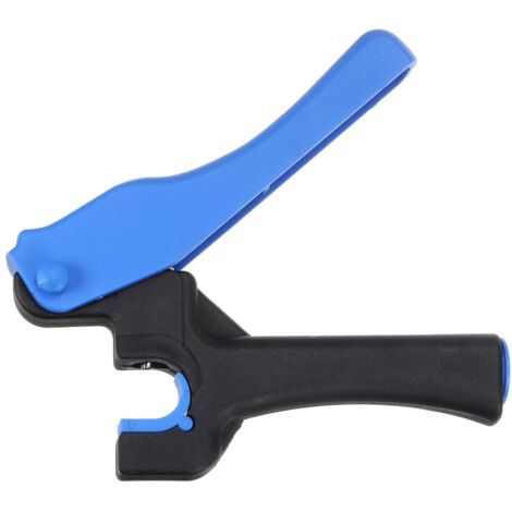 Punzón para tuberías de riego por goteo de 4 mm, transmisor de fácil inserción de 6,35 mm, herramienta de inserción para instalar tuberías de riego por goteo en ramificaciones, color azul. (1/5)
