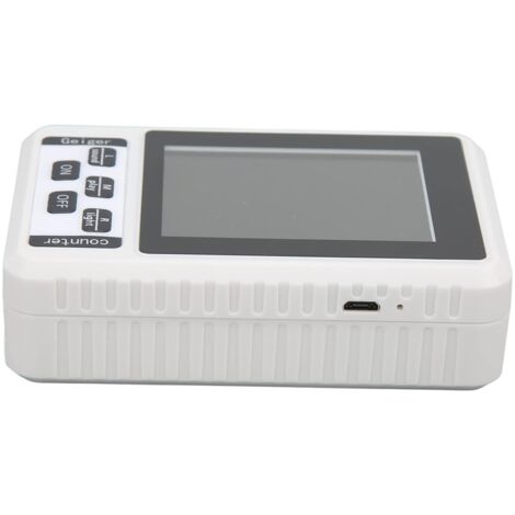 Detector de radiación nuclear Contador Geiger Probador de rayos X Alarma de dosis de radiación β γ Detector de radiación nuclear negro (BLANCO) (1/5)