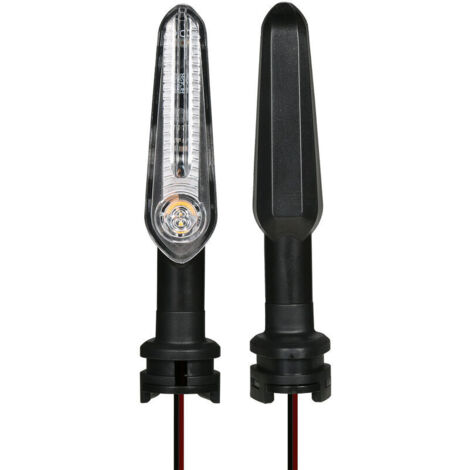 Luces intermitentes LED para motocicleta, accesorios, luz indicadora direccional, 1 par, repuesto para YAMAHA MT07 700 XJ6 FZ6 MT09 900 MT10 (1/5)