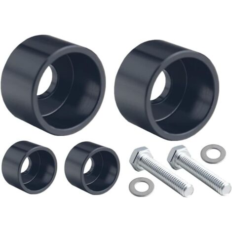 Reparación de manija de agarre del pilar A, aluminio, compatible con Dodge Ram 1500 2500 3500 02-09 (Negro) (1/5)