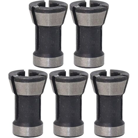 Juego de 5 fresas eléctricas de alta precisión para carpintería, 6 mm