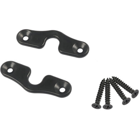 Kit de reparación de visera solar, clips de visera solar de aleación de aluminio compatibles con Jeep Wrangler JK 2018/ Wrangler 2018-2022/ Gladiator 2020-2022, accesorios de repuesto para Wrangler Gl (1/5)