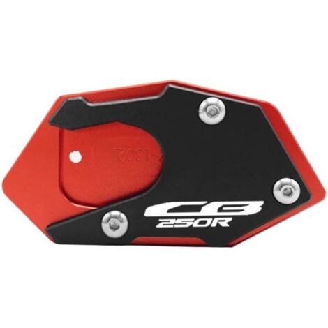 Almohadillas de soporte para motocicleta mecanizadas por CNC, placa base de aluminio grueso, almohadilla antideslizante para motocicleta, almohadilla para pies para H&ON&DA CB250R 2013-2018 2019 (1/5)