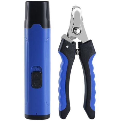 Lima de uñas para perros con luz LED, cortauñas eléctrico para mascotas, cuidado seguro de las garras de tu perro Cortauñas ergonómico para mascotas (1/5)