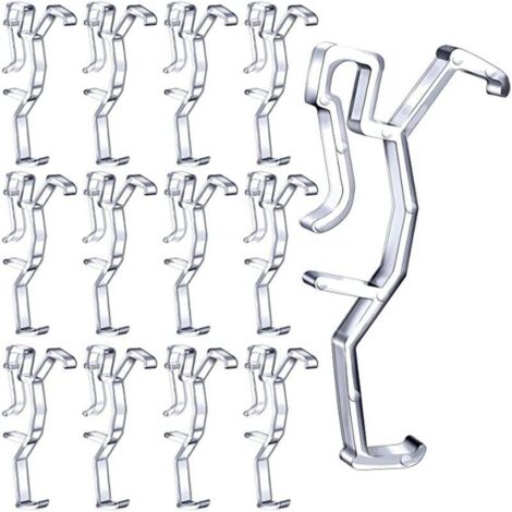 Juego de 12 ribetes para cortinas de 6,35 cm (2,5 pulgadas), accesorios para cortinas opacas (1/5)