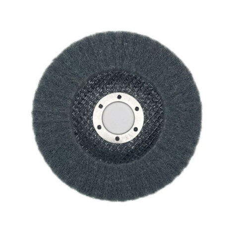 Disco de lijado de láminas de fibra de nailon de 12,5 x 2,2 cm, paquete de 6 para amoladora angular, para limpieza y pulido. (1/5)