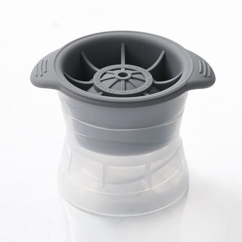 bandejas redondas para cubitos de hielo de 6 cm Bandeja para cubitos de hielo perfectos Bandeja grande para cubitos de hielo para whisky y cócteles Juego de cubitos de hielo transparentes (1/5)