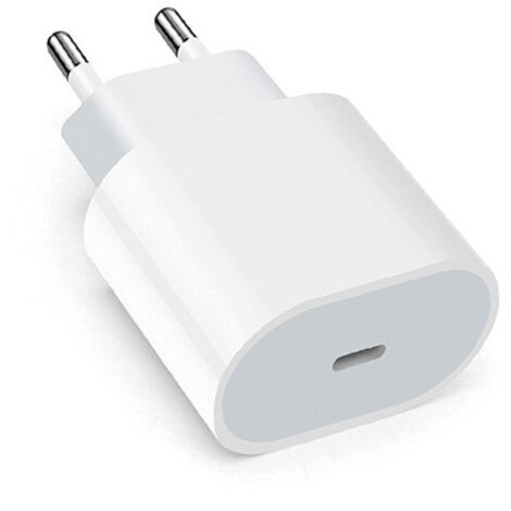 Cargador de pared rápido de 20 W compatible con iPhone 13/13 Pro/13 Mini/13 Pro Max/12/12 Mini/12 Pro/12 Pro Max/11/11 Pro/11 Pro Max/X/XS/XS Max/XR/SE 2020/8/8 Plus Phonillico® (1/5)