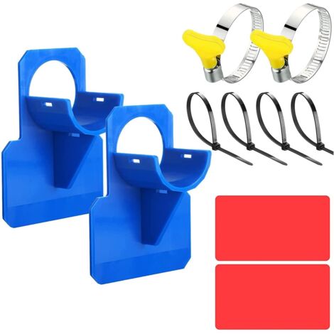 2 soportes para manguera de piscina, soporte para manguera de agua de piscina, soporte para manguera de agua, evita que la manguera se caiga, accesorio para piscina, para mangueras con un diámetro de  (1/5)
