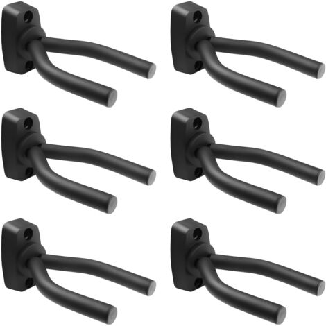 soportes para guitarra, soportes de pared, ganchos para guitarra, soporte de guitarra negro, guitarra (1/4)